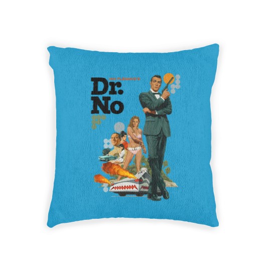 Discover James Bond Dr.No V2 Woven Pillows Vintage Movie Woven Pillows