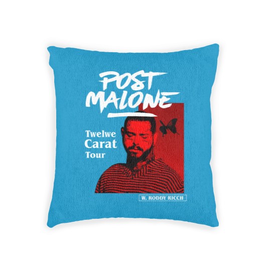Discover Post Malone Vintage Graphic Woven Pillows, Post Malone Woven Pillows, Post Malone Merch, Post Malone Graphic Woven Pillows