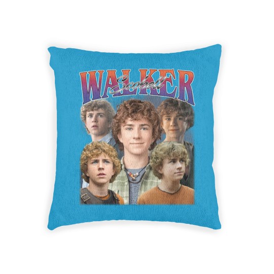 Discover Walker Scobell Woven Pillows, Walker Scobell Percy Jackson 2024 Woven Pillows, Camp Half Blood Woven Pillows