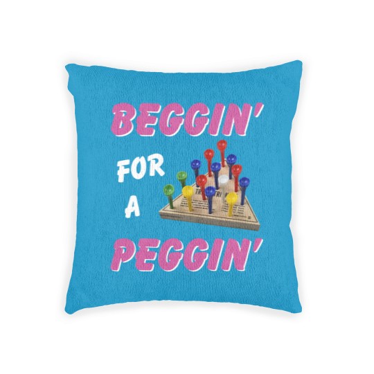 Discover Beggin For A Peggin Woven Pillows