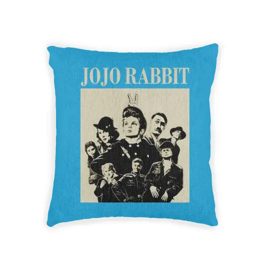 Discover Jojo Rabbit Movie Woven Pillows, Jojo Rabbit Woven Pillows, Jojo Rabbit Vintage Woven Pillows