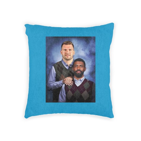 Discover Luka Doncic Kyrie Irvin Funny Woven Pillows, Luka Doncic Woven Pillows