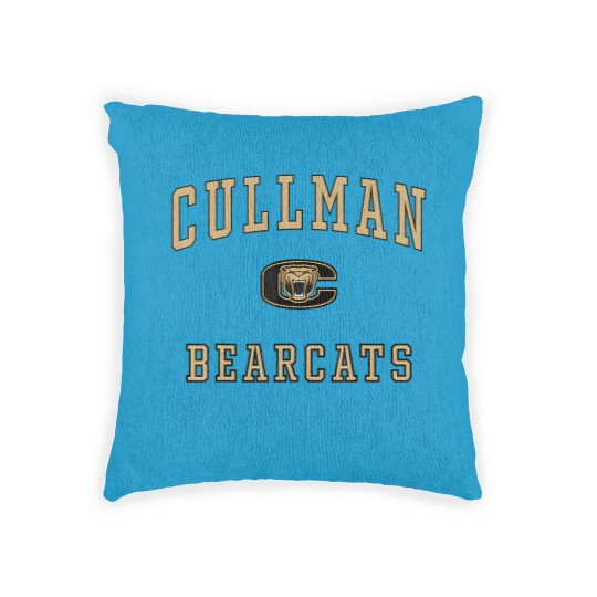 Discover cullman high school bearcats c1 Woven Pillows