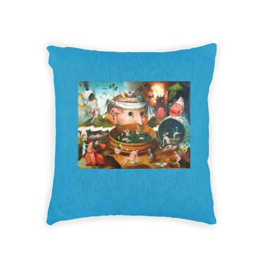 Discover The Vision of Tondal Hieronymus Bosch Woven Pillows