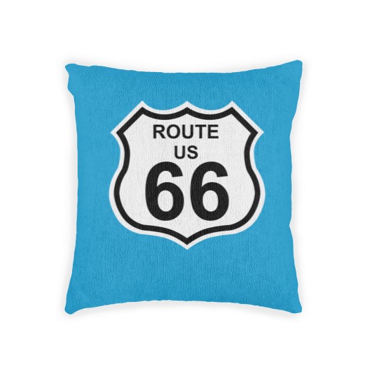 Discover route 66 Woven Pillows