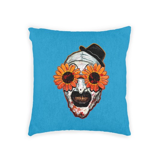Discover Art The Clown Terrifier 2 Sunflower Sunglasses Horror Woven Pillows