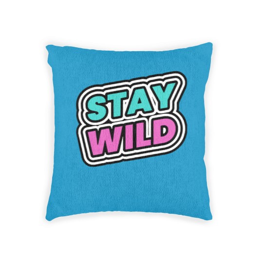 Discover Stay Wild Stay Wild Woven Pillows