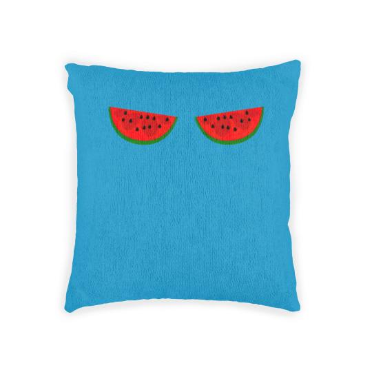Discover Juicy Watermelon Boobs Woven Pillows, Fruit Boobs Woven Pillows