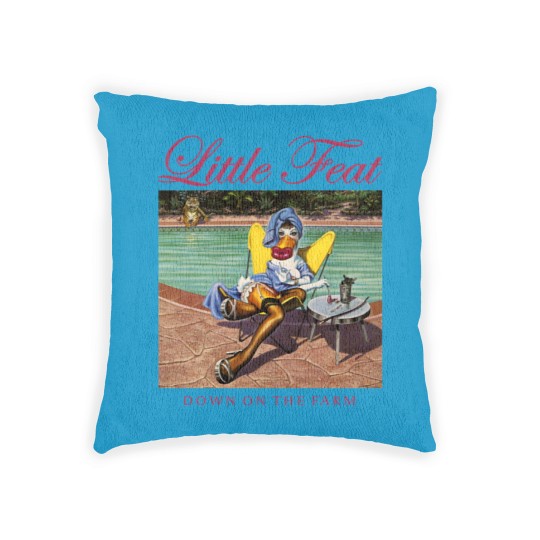 Discover Little Feat Rock Band Lowell George Formed Then Disbanded Upon His Death  Retro Wave Woven Pillows