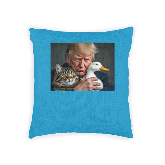 Discover Pets for Trump Woven Pillows - Protect Our Pets - Save Our Pets - Pets For Trump - Woven Pillows