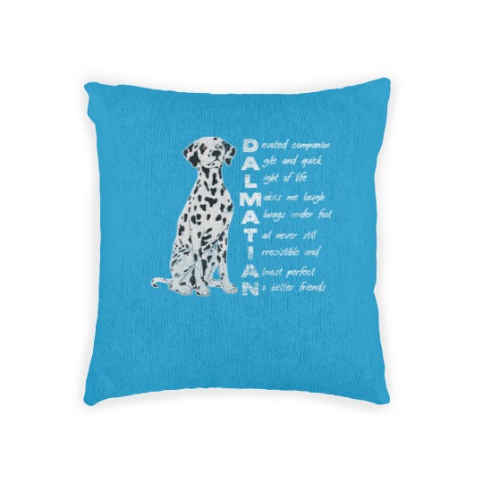 Discover Dalmatian Pet Meaning Dalmatian Mom Dalmatian Dad Distressed Woven Pillows