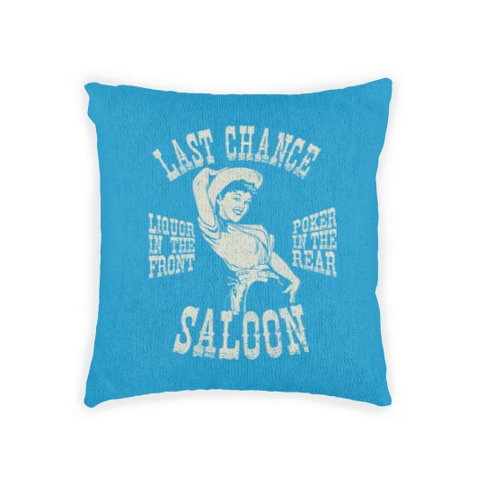 Discover Last Chance Saloon Woven Pillows