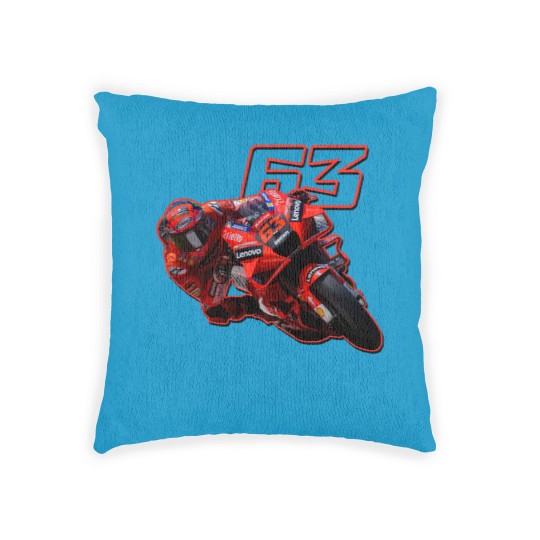 Discover FRANCESCO BAGNAIA (2) francesco bagnaia Woven Pillows
