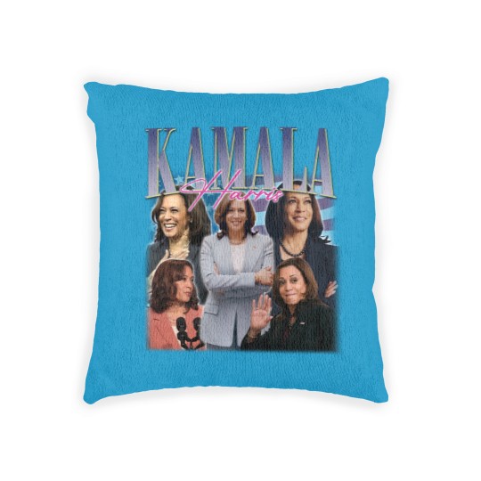 Discover KAMALA HARRIS Woven Pillows | Kamala Harris Homage Woven Pillows