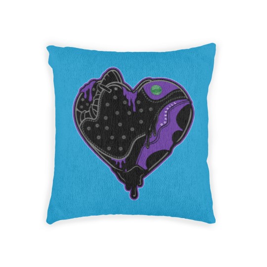 Discover Heart Jordan 13 Graphic To Match Jordan 13 Court Purple Woven Pillows