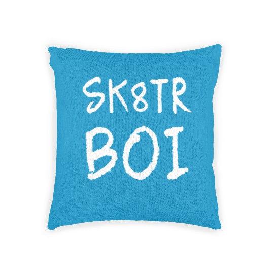 Discover Mens Skater Boi Sk8tr Boy  for Skateboard Riders Woven Pillows