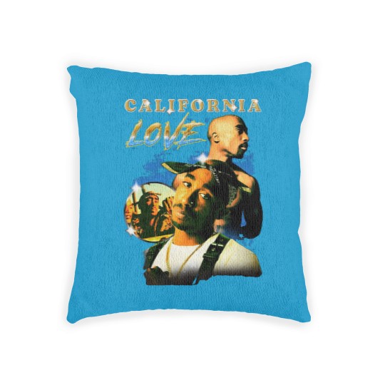 Discover California Love 2Pac Vintage Style Woven Pillows