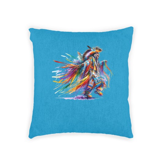 Discover Native American Grass Dancer Woven Pillows
