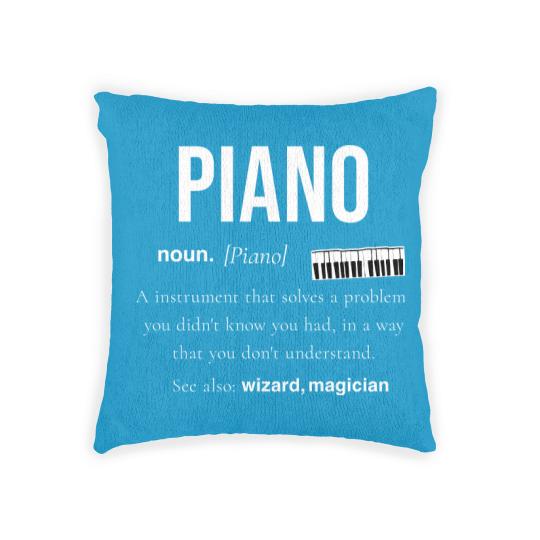 Discover Piano Piano Music Gift Wings Digital Piano Woven Pillows