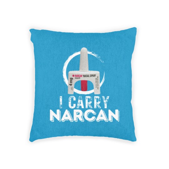 Discover I carry narcan Woven Pillows