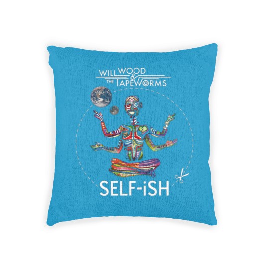 Discover Selfish Self-ish Will Wood Woven Pillows