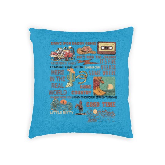 Discover Alan Jackson Retro Country Music Woven Pillows Western Concert Woven Pillows Music Lover Gift