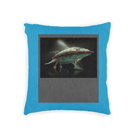 Discover Planet Express and Leela - Futurama - Woven Pillows