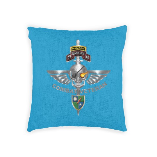 Discover 75th Ranger Regiment Combat Veteran Woven Pillows