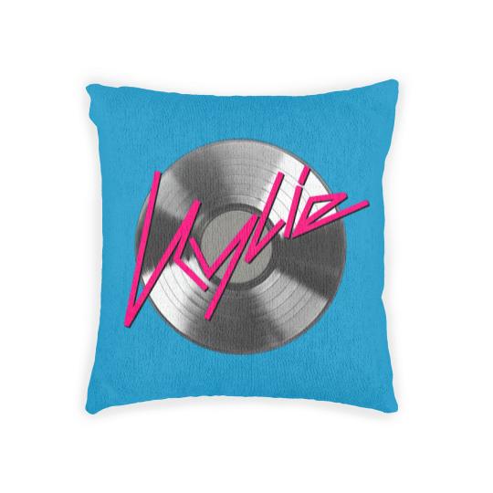 Discover Kylie Minogue  record silver Woven Pillows