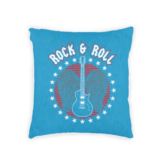 Discover Rock and Roll Rock 'n Roll Music Concert Woven Pillows