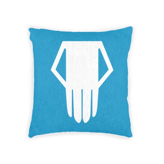 Discover bakugou katsuki skull superhero Woven Pillows