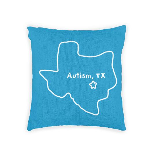 Discover autism texas 2024 Woven Pillows