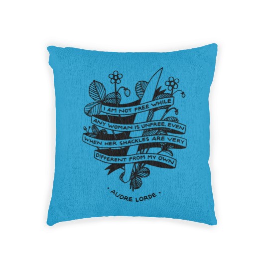 Discover Audre Lorde Feminist Quote Woven Pillows - 50% of Profits to the Abortion Care Network