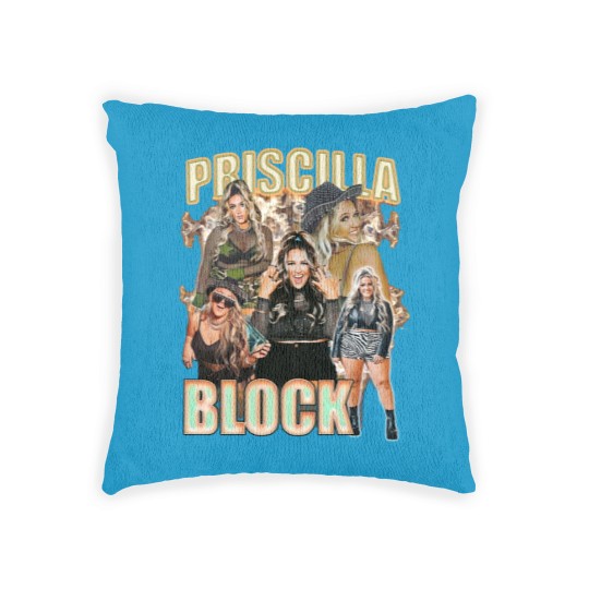 Discover Vintage Priscilla Block 90s Woven Pillows, Retro Priscilla Block Bootleg Woven Pillows