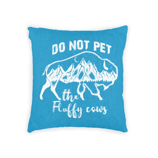 Discover Bison Woven Pillows, Bison Woven Pillows, Do Not Pet The Fluffy Cows, Bison Woven Pillows, Buffalo Woven Pillows