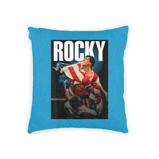 Discover Rocky IV American Flag Portrait Woven Pillows