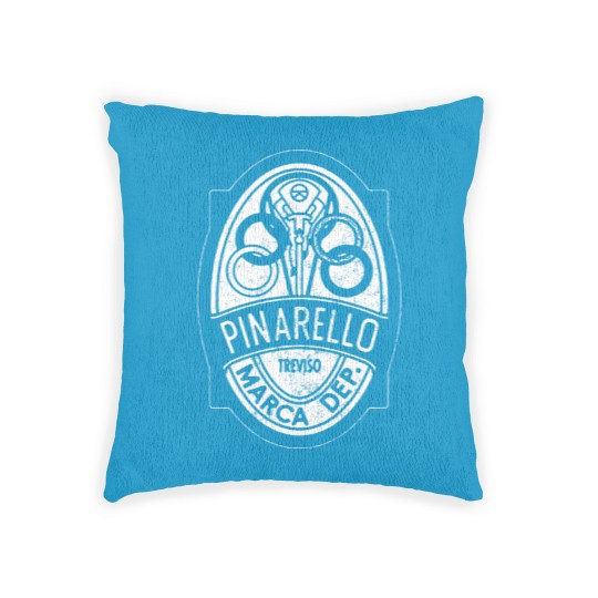 Discover Pinarello vintages Italian Cycling Tour de France Made in Italy Badge Woven Pillows