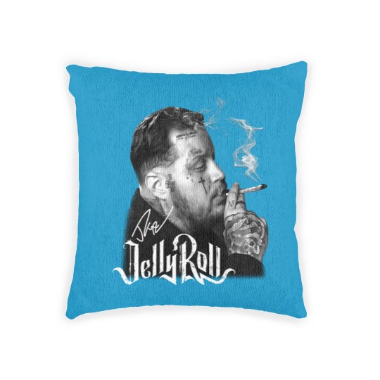 Discover Jelly Roll Woven Pillows, Jelly Roll Country Music Woven Pillows, Jelly Roll Addiction Fan Woven Pillows