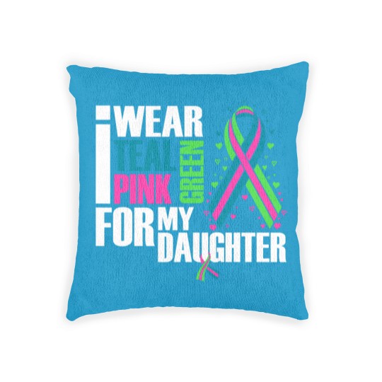 Discover Metastatic Breast Cancer Ribbon Daughter Cancer Awareness Woven Pillows