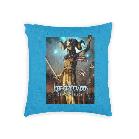 Discover Demonocracy - Jon For a Cowboy Woven Pillows