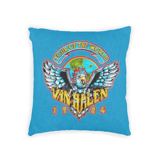 Discover VAN TOUR HALEN 1984 Woven Pillows