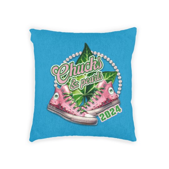 Discover AKA Chucks and Pearls Woven Pillows