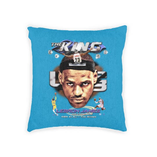 Discover Lebron James Woven Pillows, Basketball Woven Pillows, Classic 90s Graphic Woven Pillows
