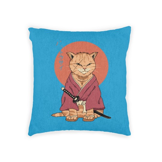 Discover Neko Battousai Woven Pillows