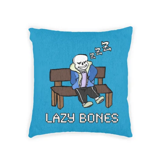 Discover Lazy Bones- Undertale Sans Woven Pillows