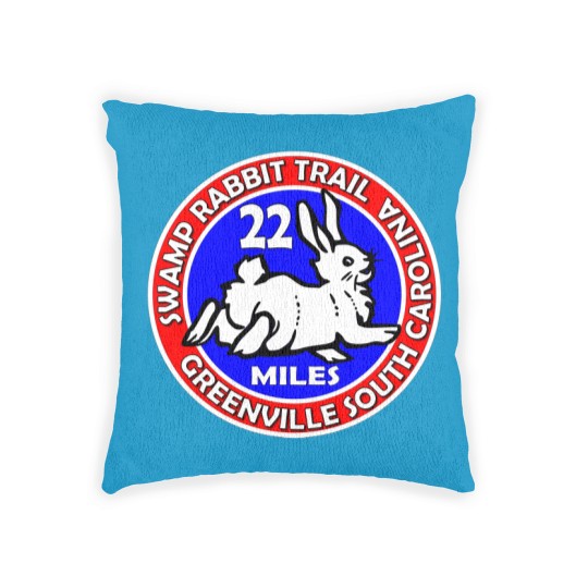 Discover Swamp Rabbit Trail from Greenville to Travelers Rest, SC 22 mile Classic(3) Woven Pillows