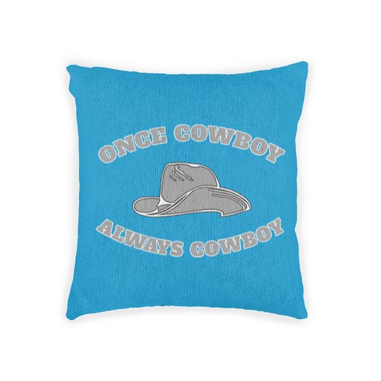 Discover Once cowboy always Cowboy Sherrif Western cowboy Woven Pillows