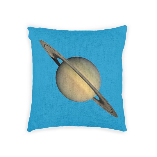 Discover Saturn Print Cool Space Woven Pillows
