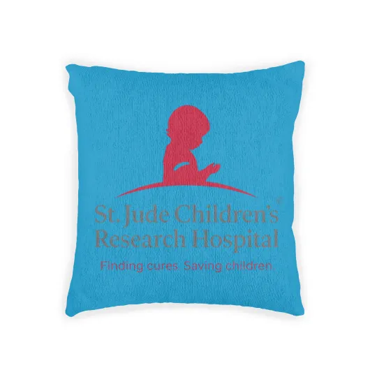 Discover St Jude-Logo Woven Pillows