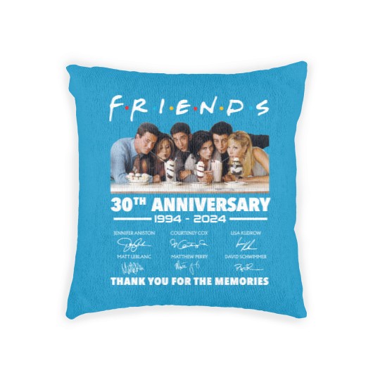 Discover Friends 30th Anniversary 1994 - 2024 Thank You Woven Pillows